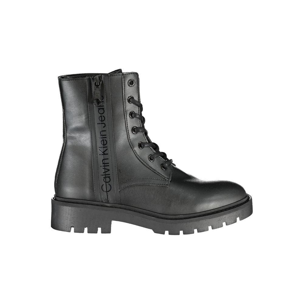 Calvin Klein - Black Polyester Women Boot