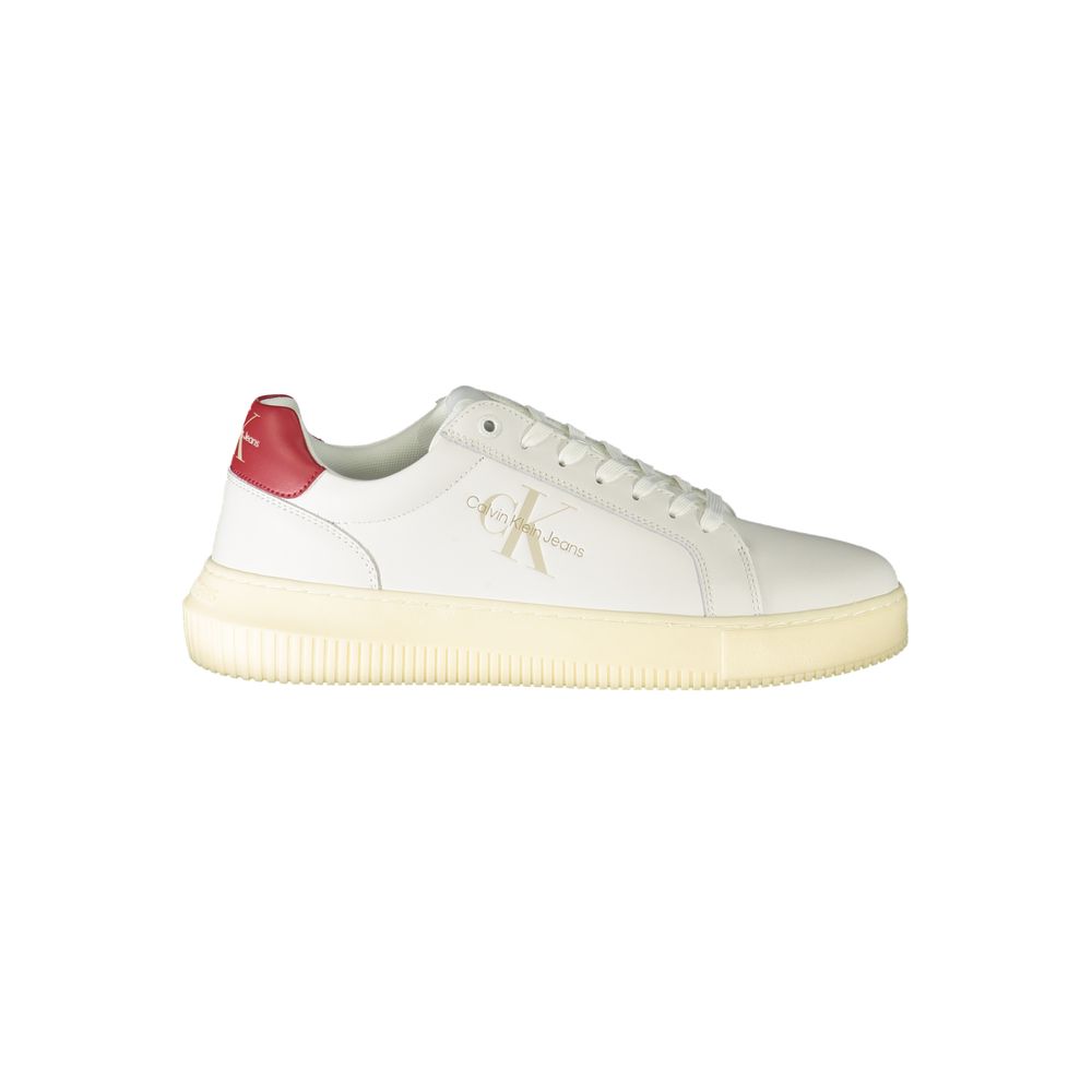 Calvin Klein - Bianco Leather Men’s Sneaker