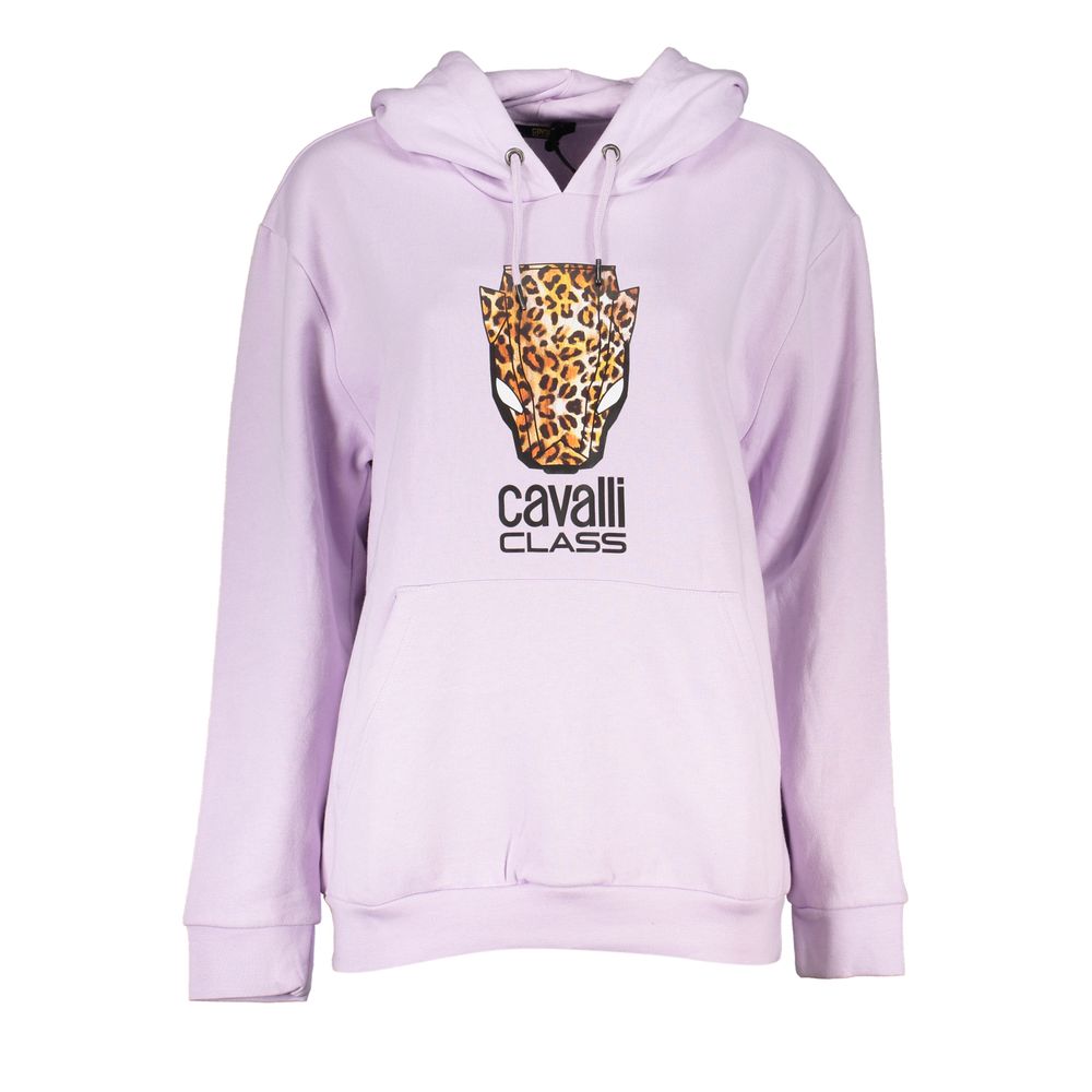 Cavalli Class - Purple Cotton Women Sweater