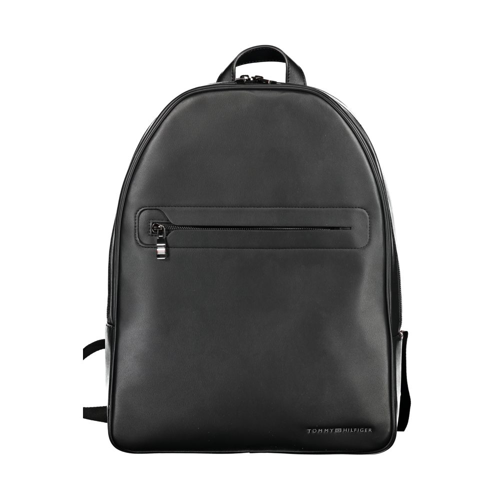 Tommy Hilfiger - Black Polyester Backpack