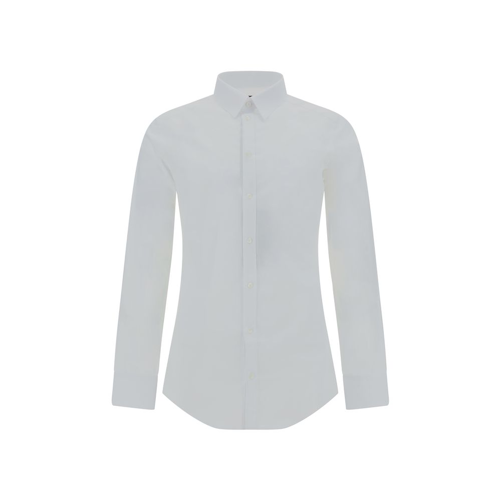 Dolce & Gabbana - White Elastane Dress Shirt