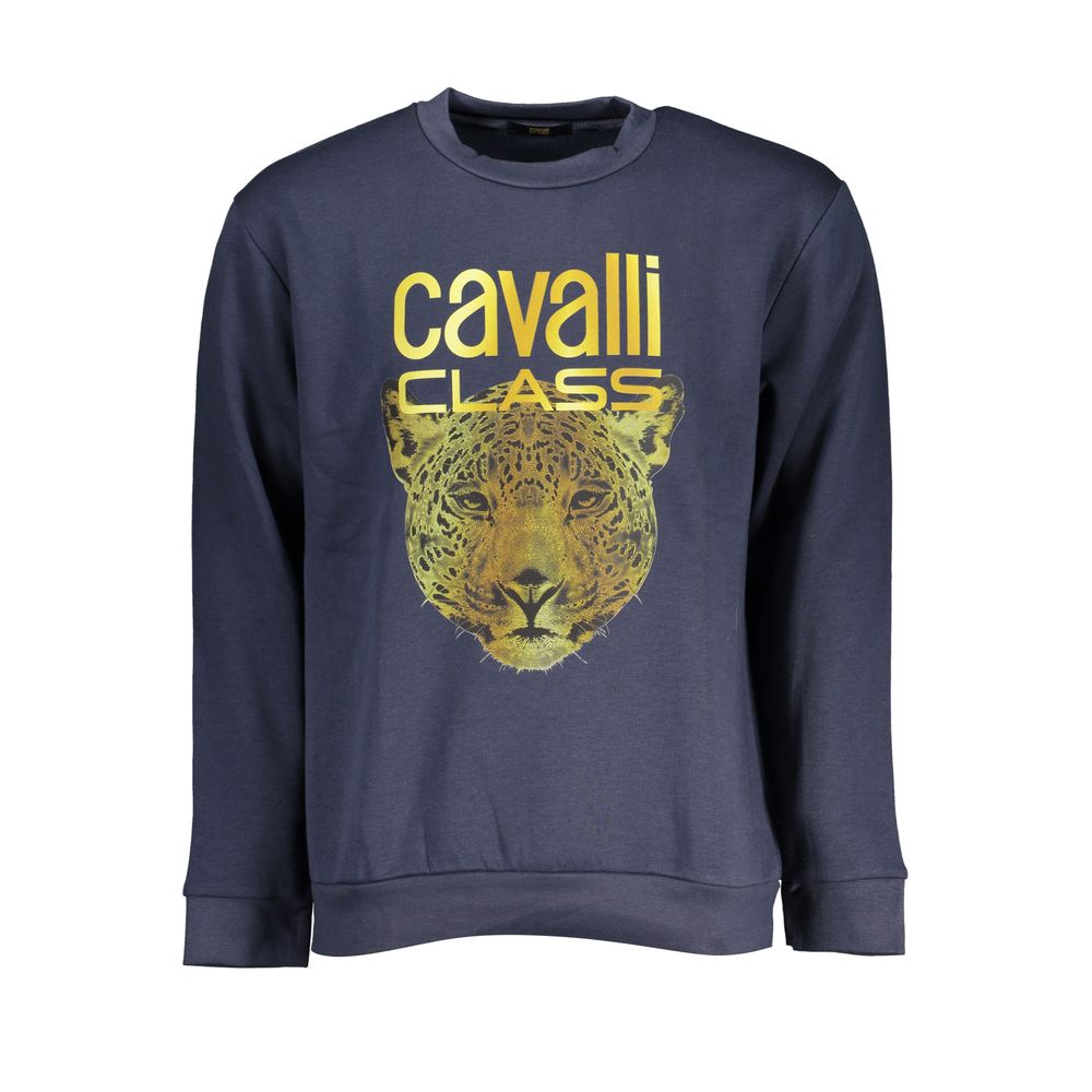 Cavalli Class - Blue Cotton Men Sweater