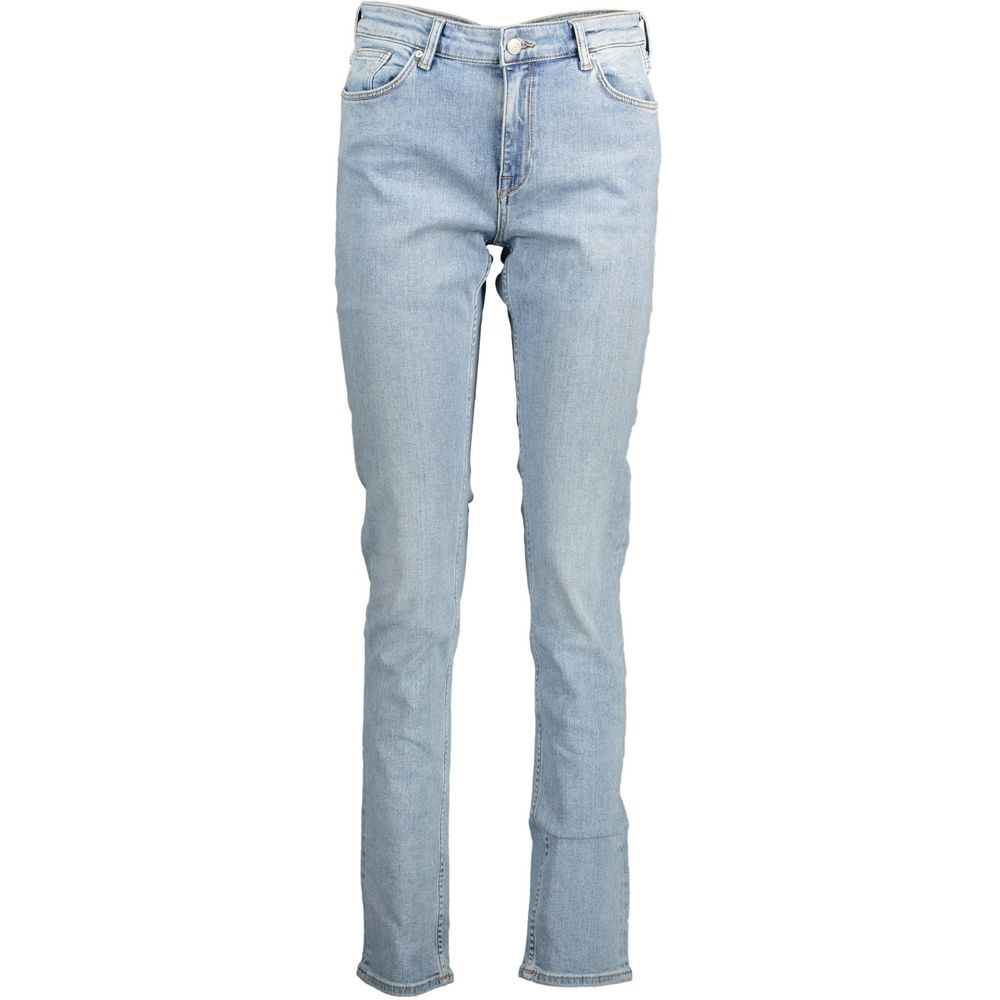 Gant - Blue Organic Cotton Women Jeans