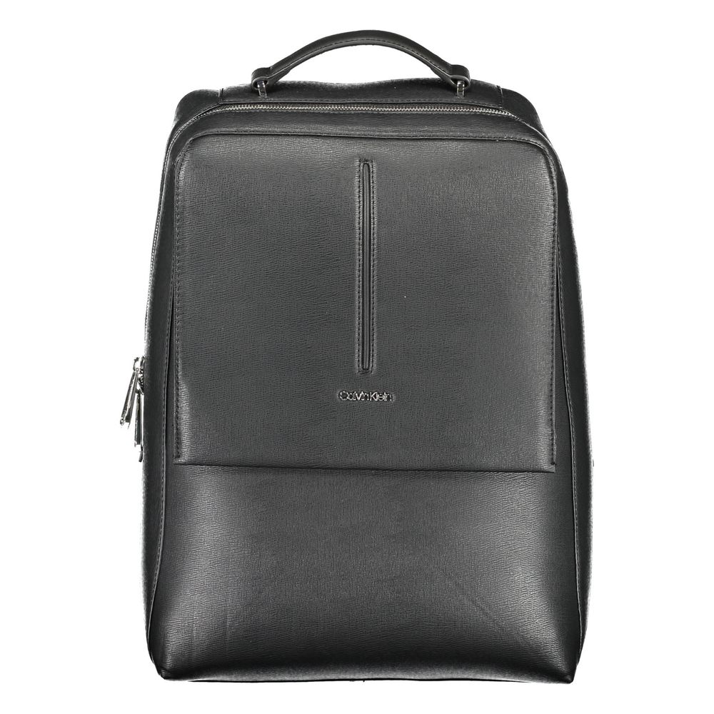 Calvin Klein - Black Polyester Men Backpack