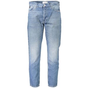 Blu Cotton Mens Jeans