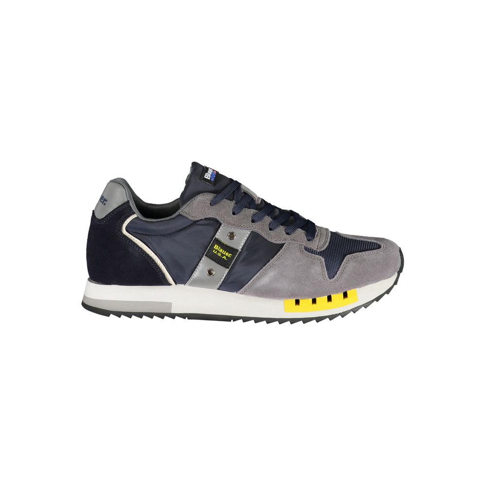 Blauer - Blue Leather Men Sneaker