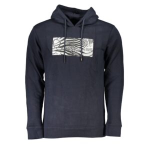 Blue Cotton Men's Sweatshirt