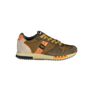 Marrone Polyurethane Men Sneaker