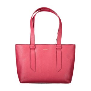 Red Leather Women Handbag