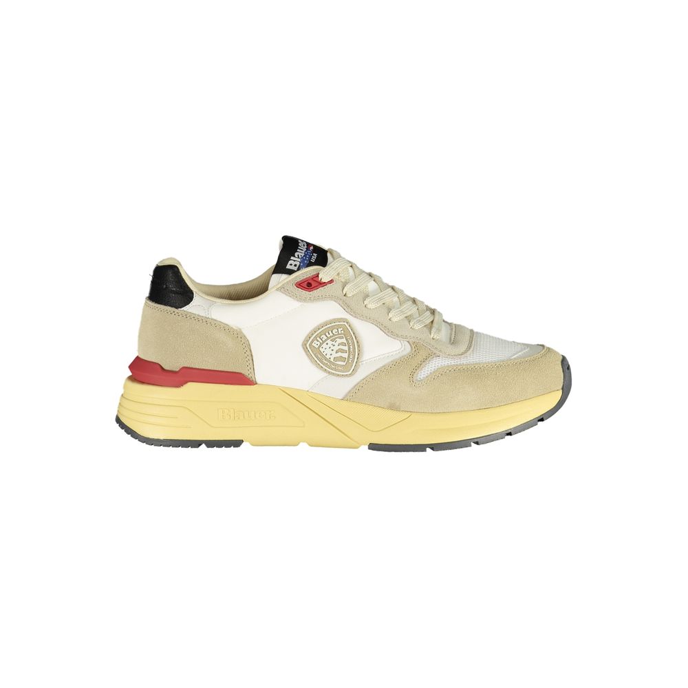 Blauer - Beige Polyurethane Men Sneaker