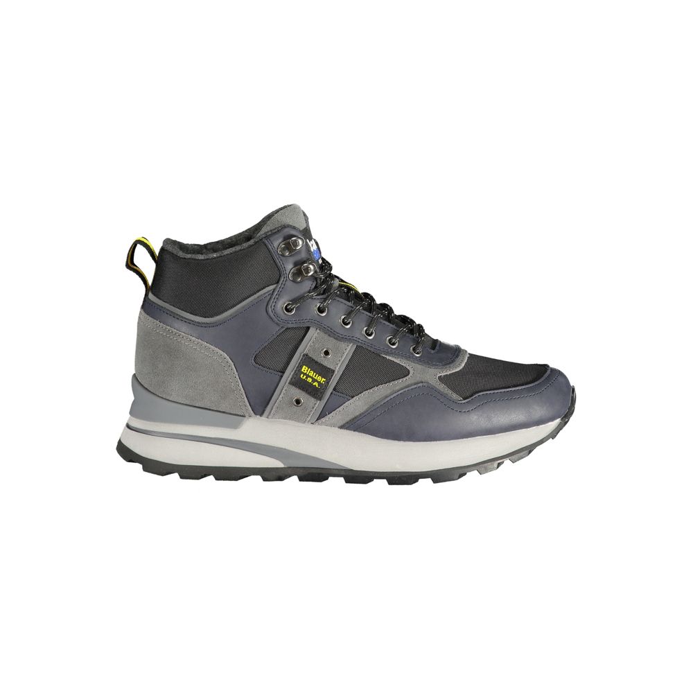 Blauer - Blue Leather Men Sneaker