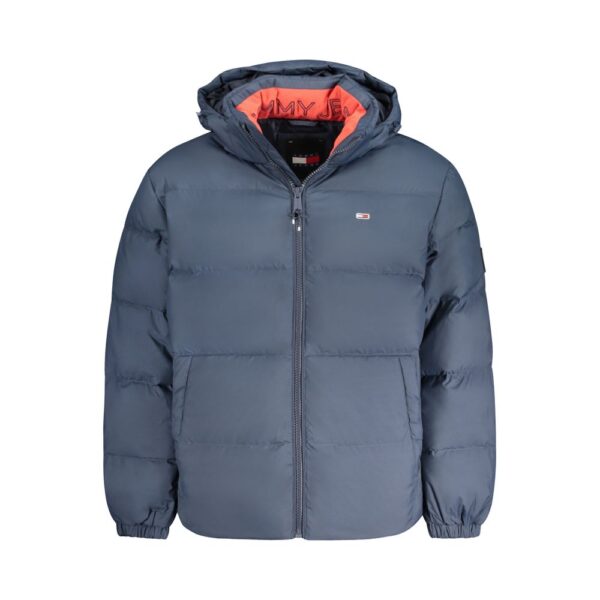 Blue Recycled Polyester Men's Jacket