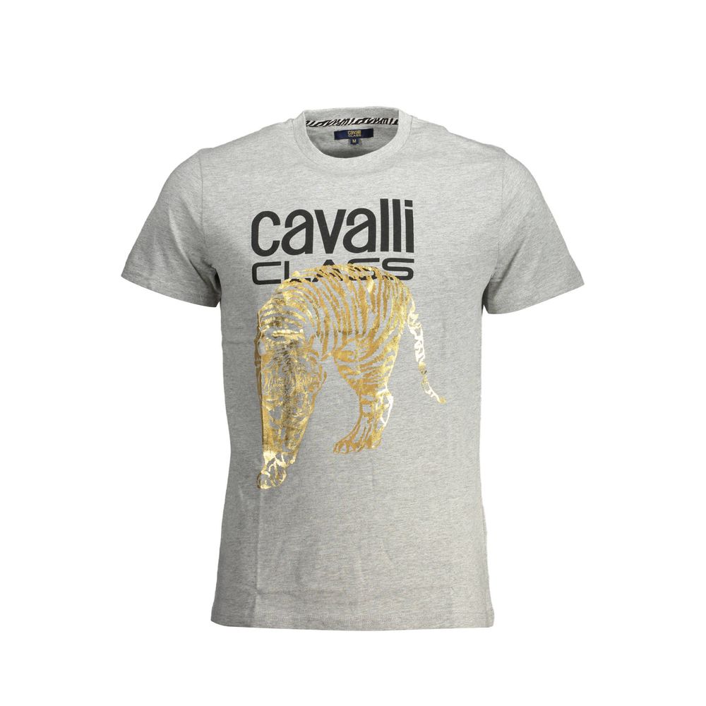 Cavalli Class - Brown Cotton Men T-Shirt