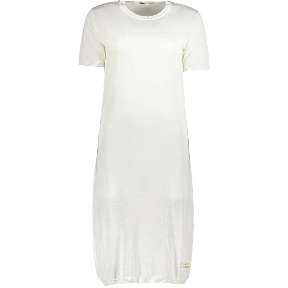 Cavalli Class - White Viscose Women Dress
