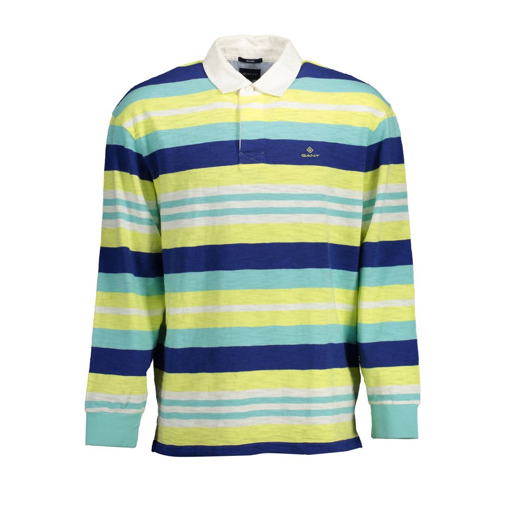 Gant - Yellow Cotton Men Polo Shirt
