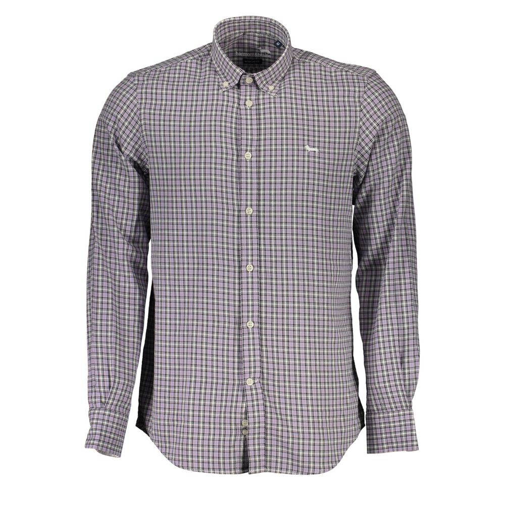 Harmont & Blaine - Purple Cotton Men Shirt