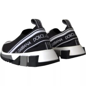 Black White Slip On Sorrento Sneakers Shoes