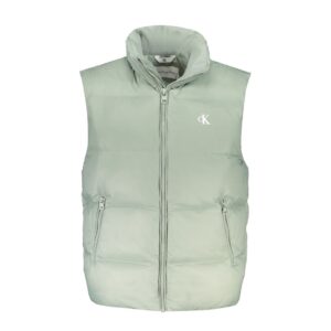 Green Polyamide Men Jacket