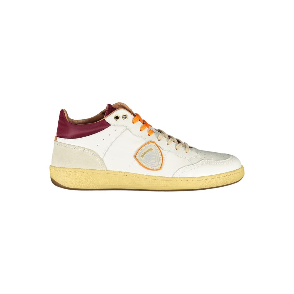 Blauer - Bianco Leather Men Sneaker