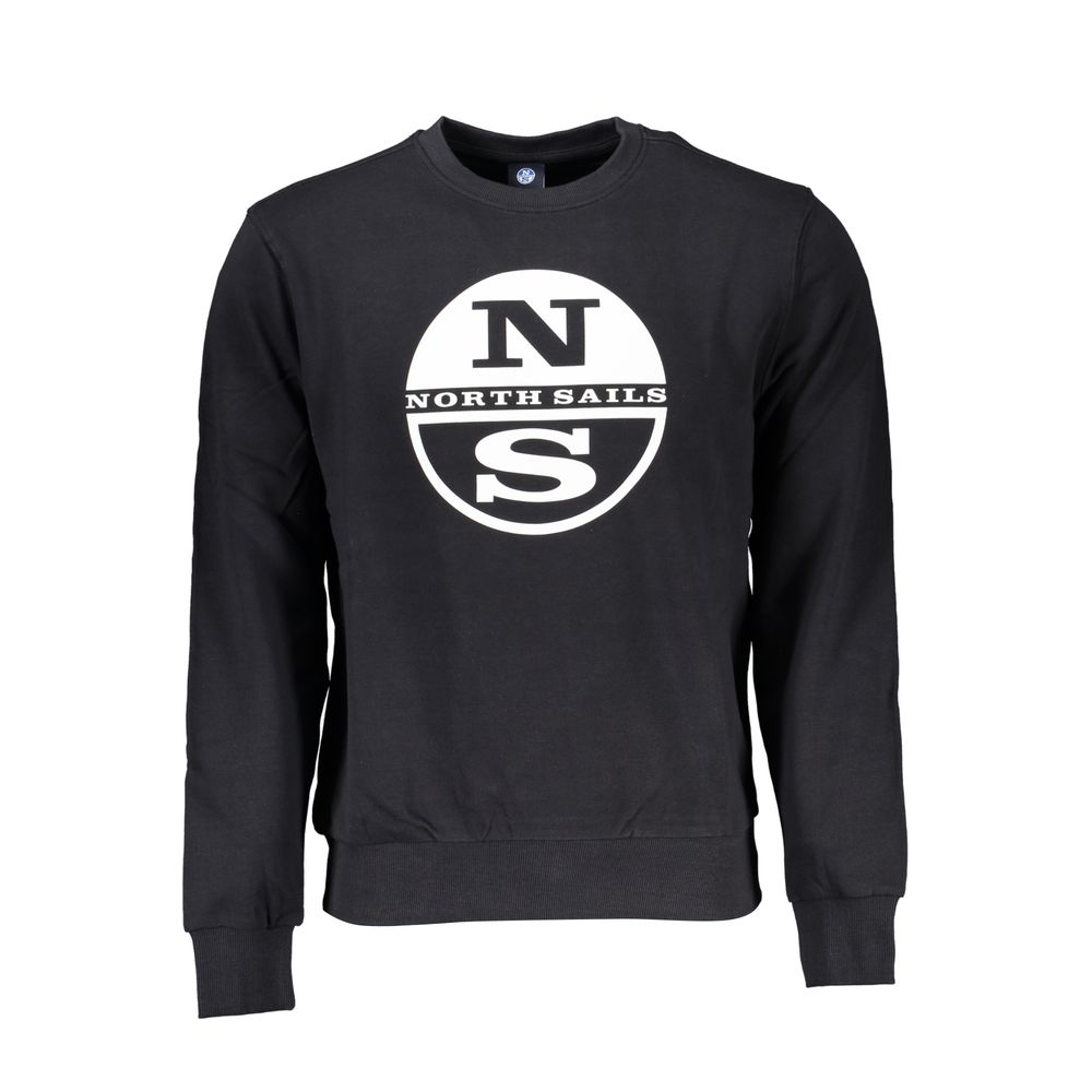 North Sails - Black Cotton Men Sweater