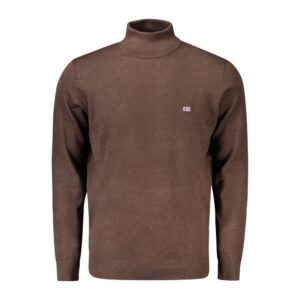 Marrone Poliammide Men Sweater
