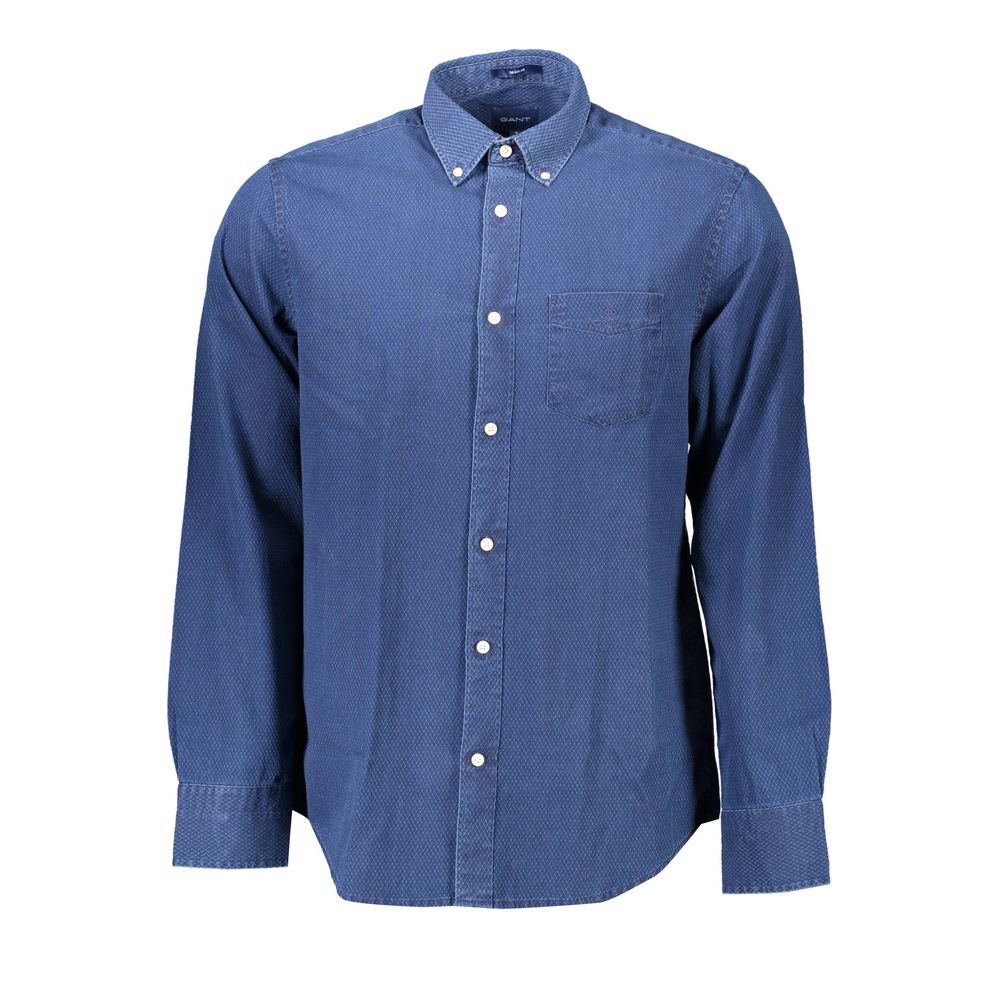 Gant - Blu Cotton Men’s Shirt