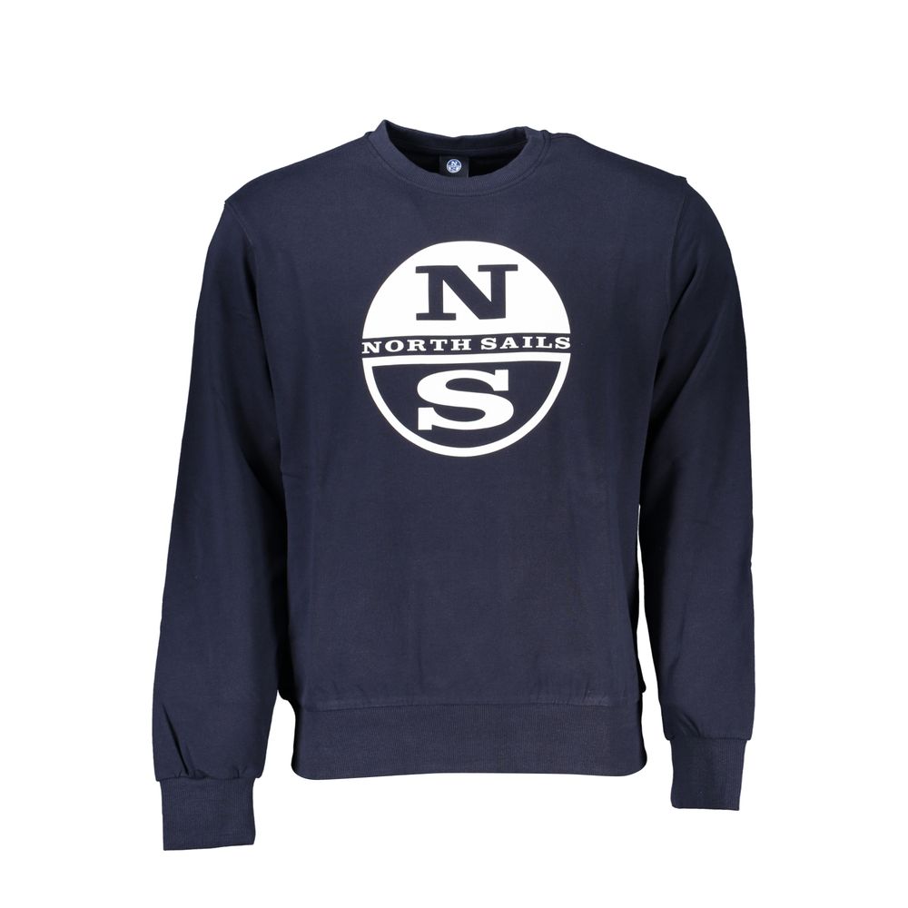 North Sails - Blue Cotton Men Sweater