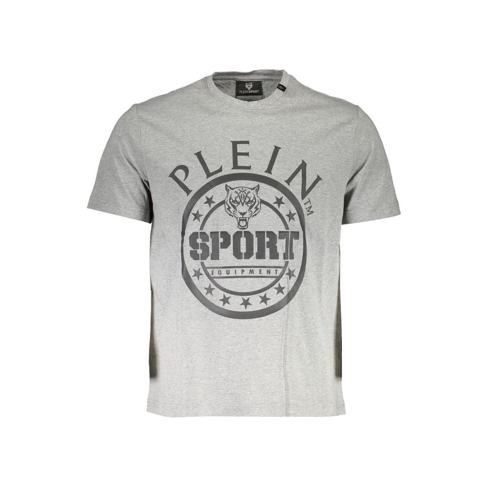 Plein Sport - Brown Cotton Men T-Shirt