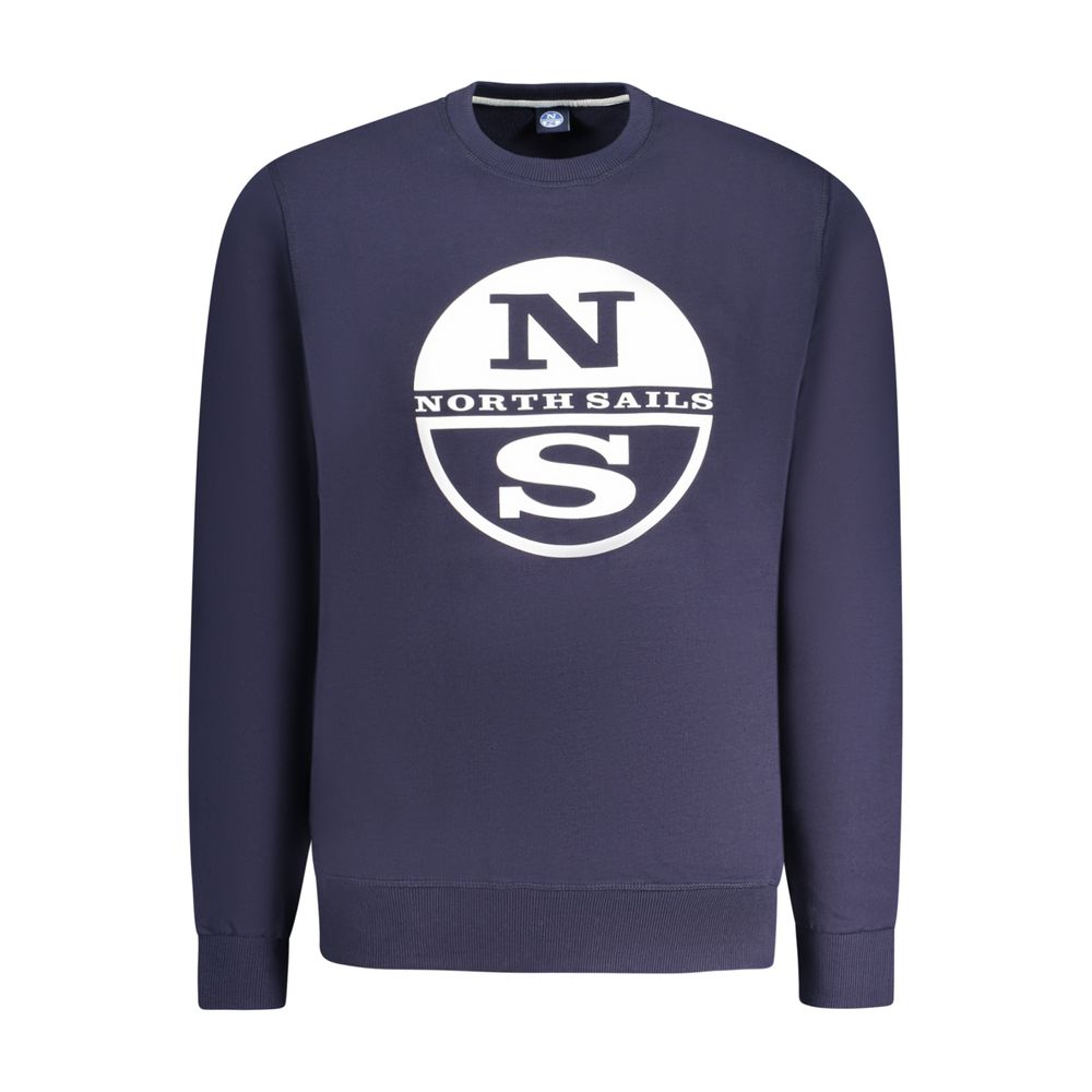North Sails - Blue Cotton Men Sweatshirt