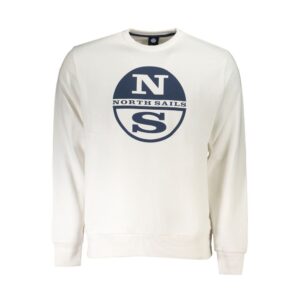 White Cotton Men Sweater