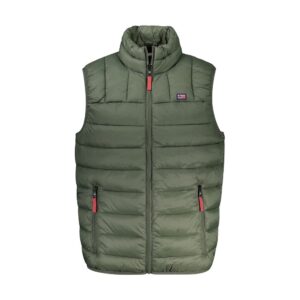 Green Polyamide Men Jacket
