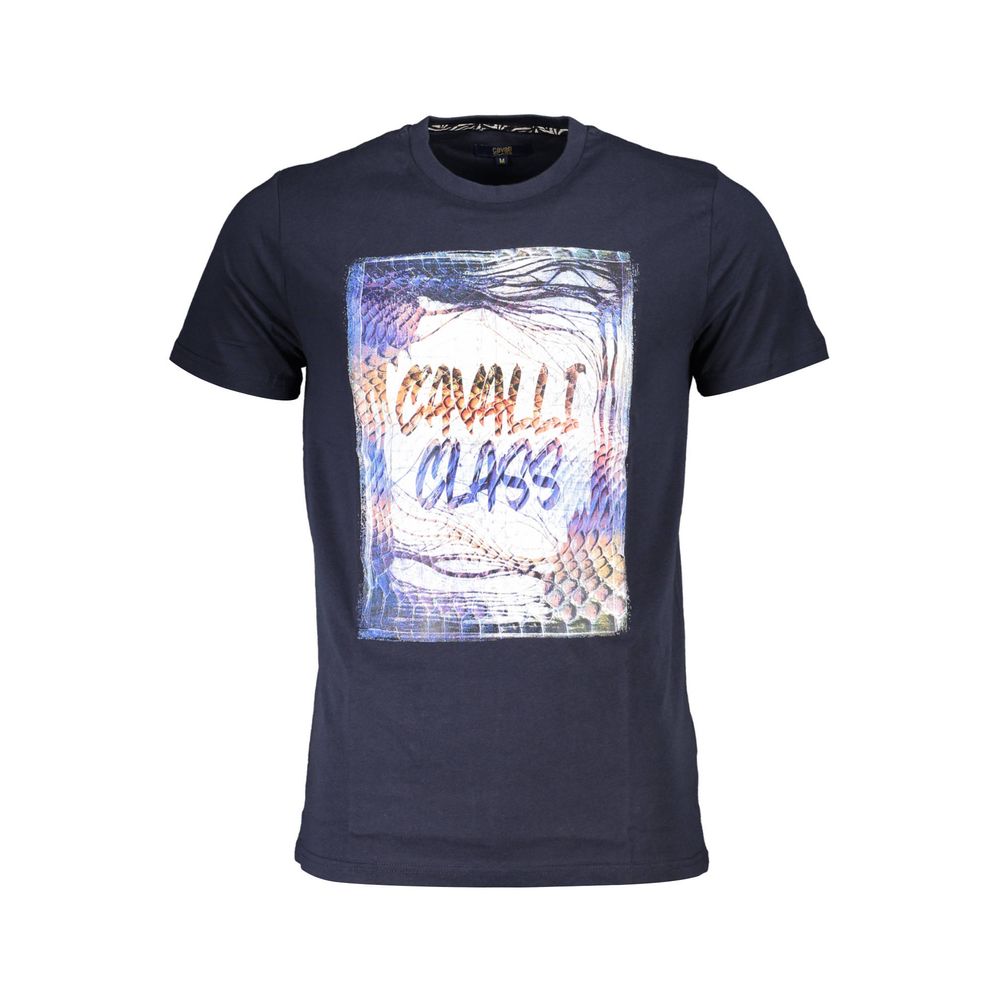 Cavalli Class - Blue Cotton Men T-Shirt