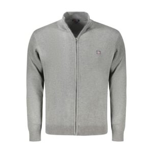 Brown Polyester Mens Cardigan