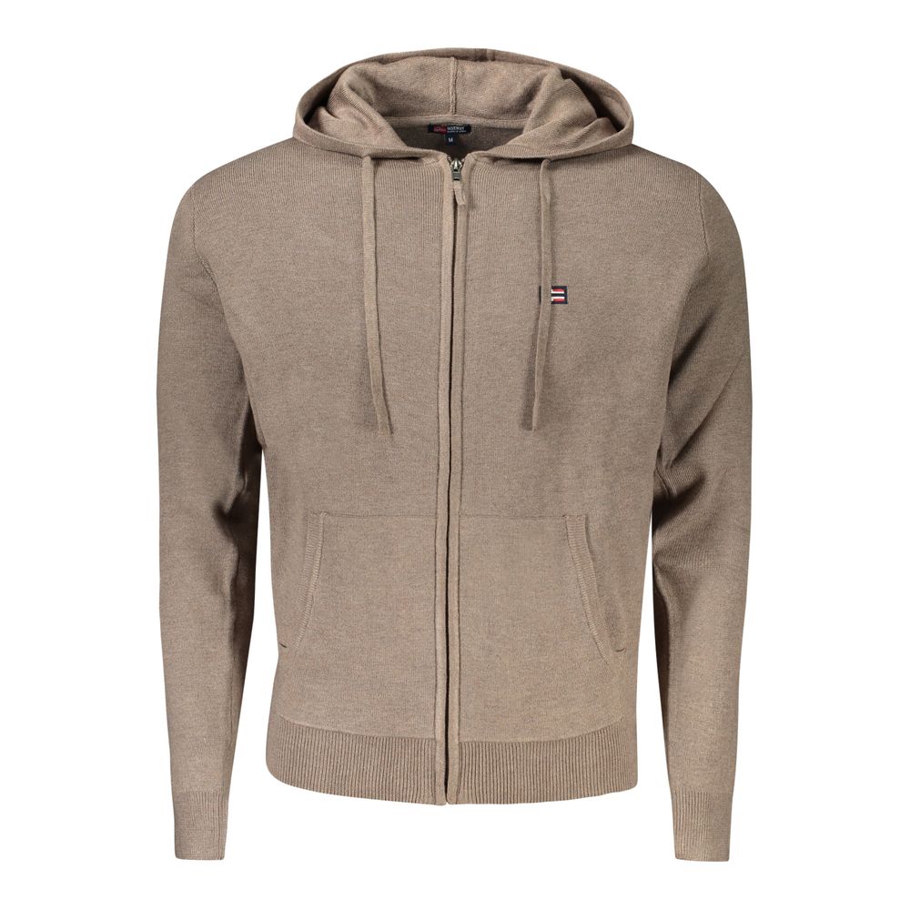 Norway 1963 - Brown Polyamide Men Cardigan