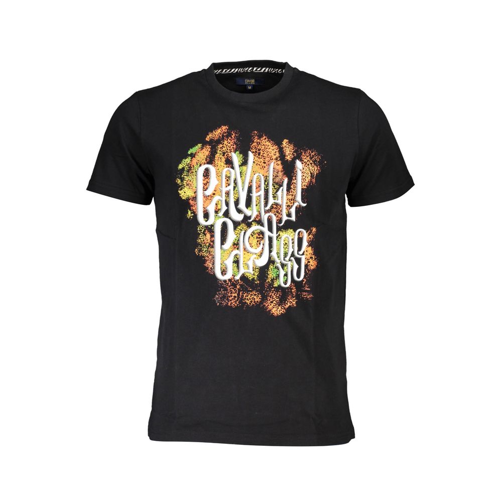 Cavalli Class - Black Cotton Men T-Shirt