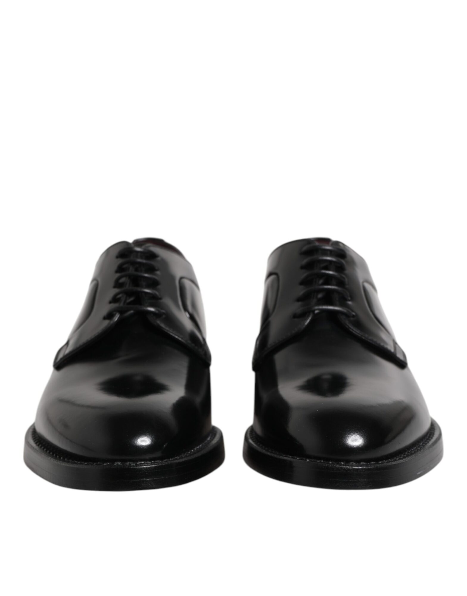 Dolce & Gabbana - Black Leather Lace Up Derby Dress Formal Shoes