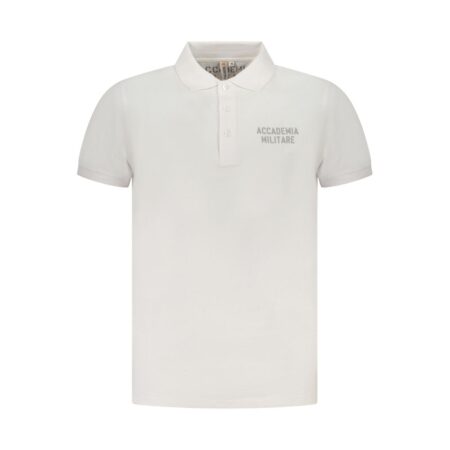 Bianco Cotton Male Polo Shirt