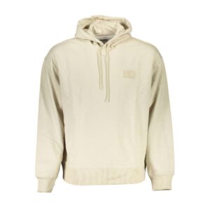 Beige Cotton Mens Sweatshirt