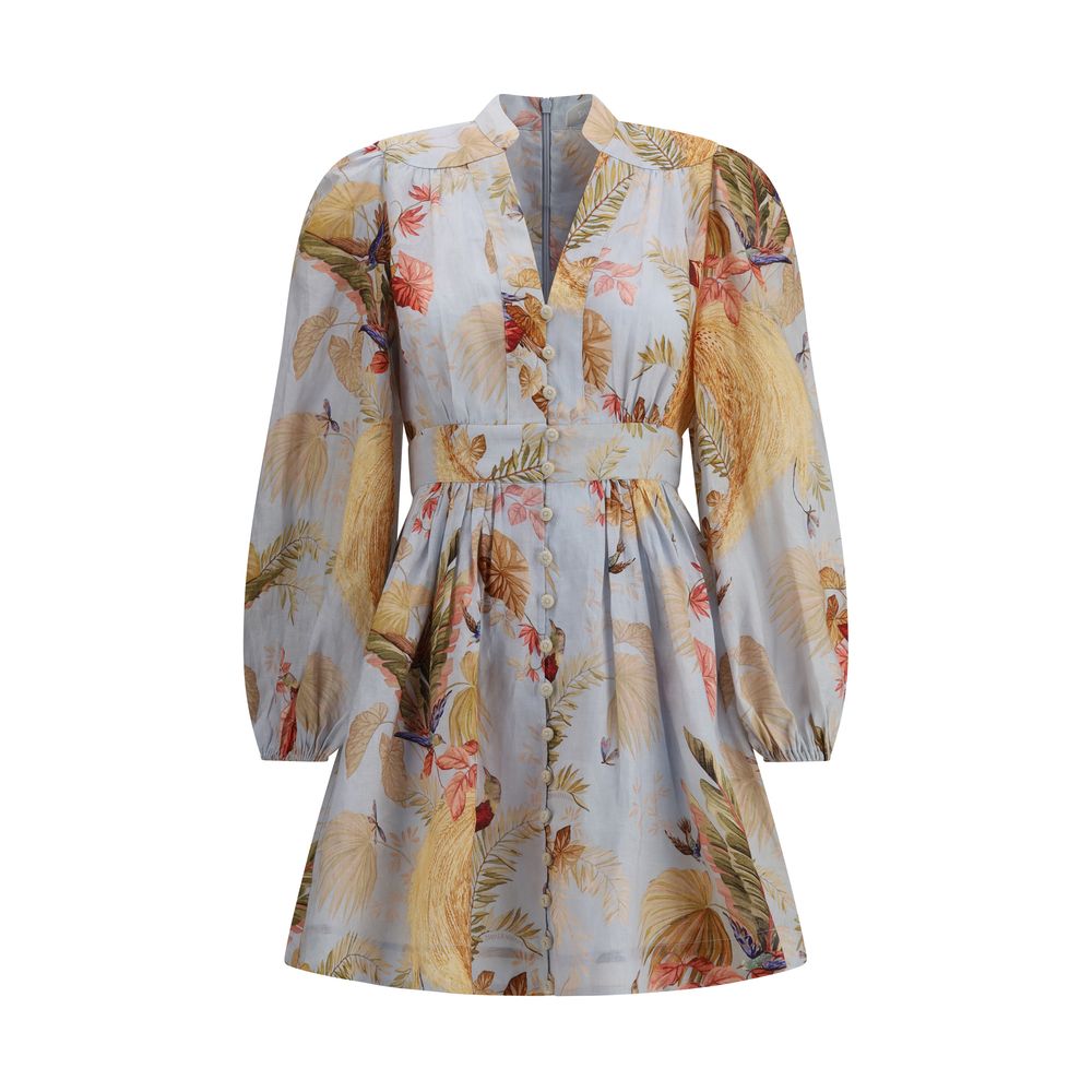 Zimmermann - Ascension Plunge Mini Dress