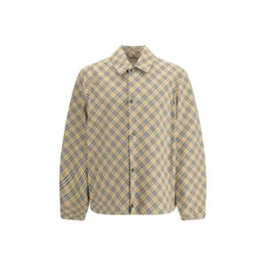 Beige Polyester Jackets And Coat