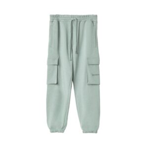 Gray Cotton Men Cargo Pant