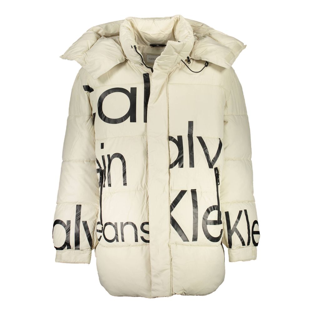 Calvin Klein - Beige Polyester Men Jacket