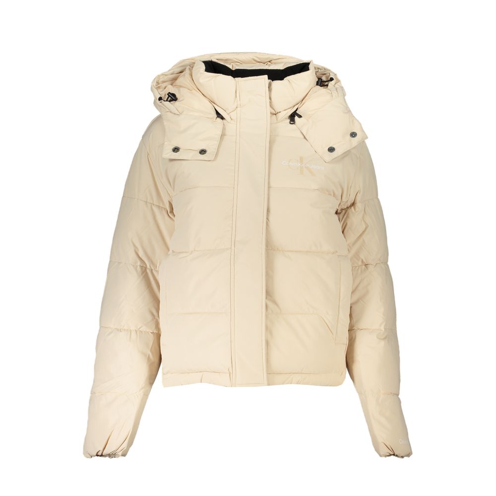 Calvin Klein - Beige Polyester Women Jacket