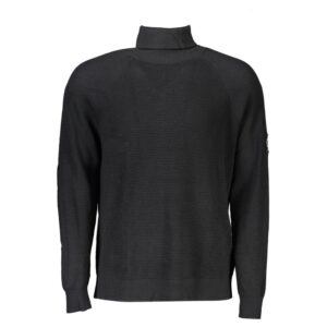 Black Wool Mens Sweater