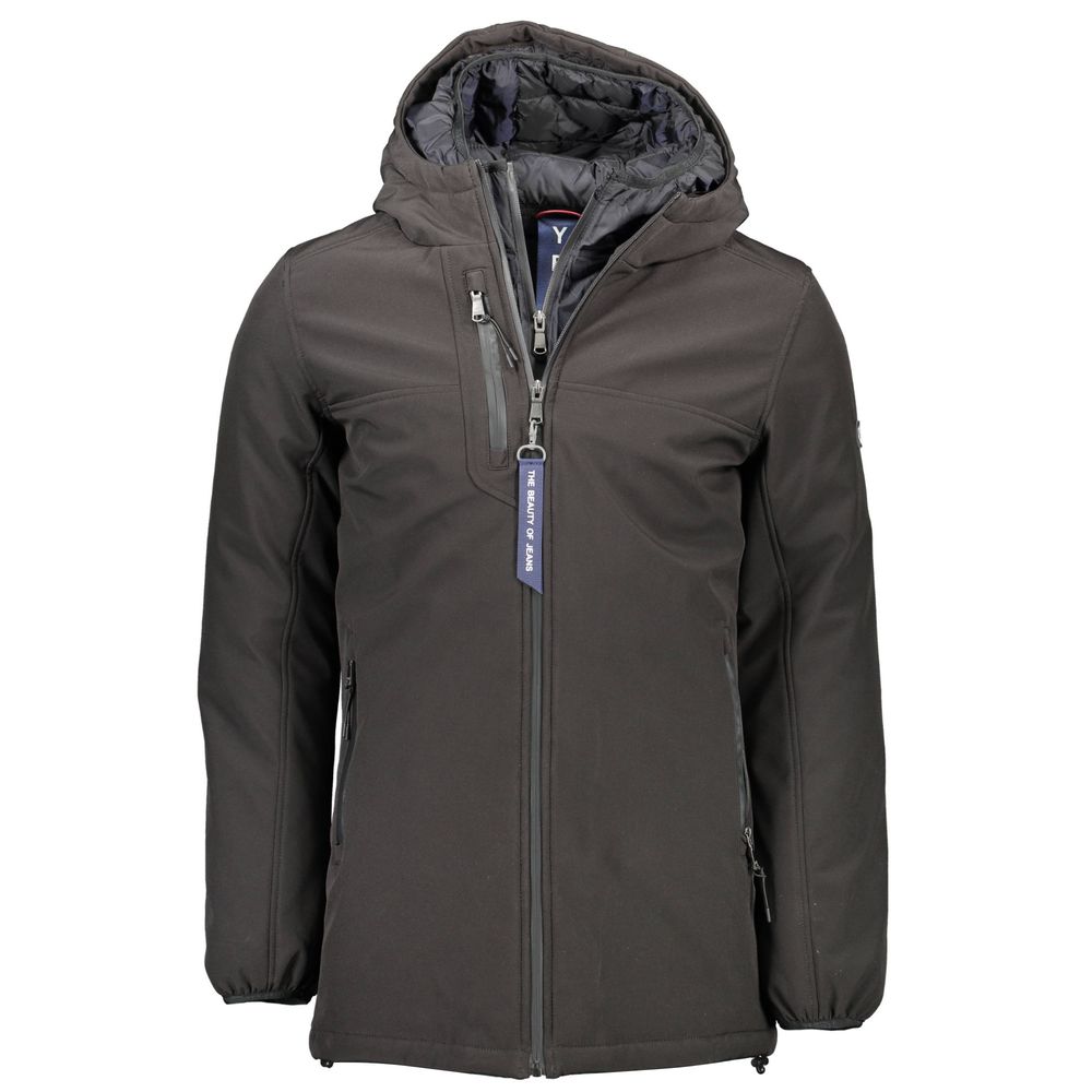 Yes Zee - Black Polyester Jacket