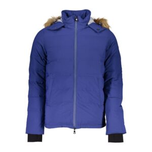Blue Elastane Jacket