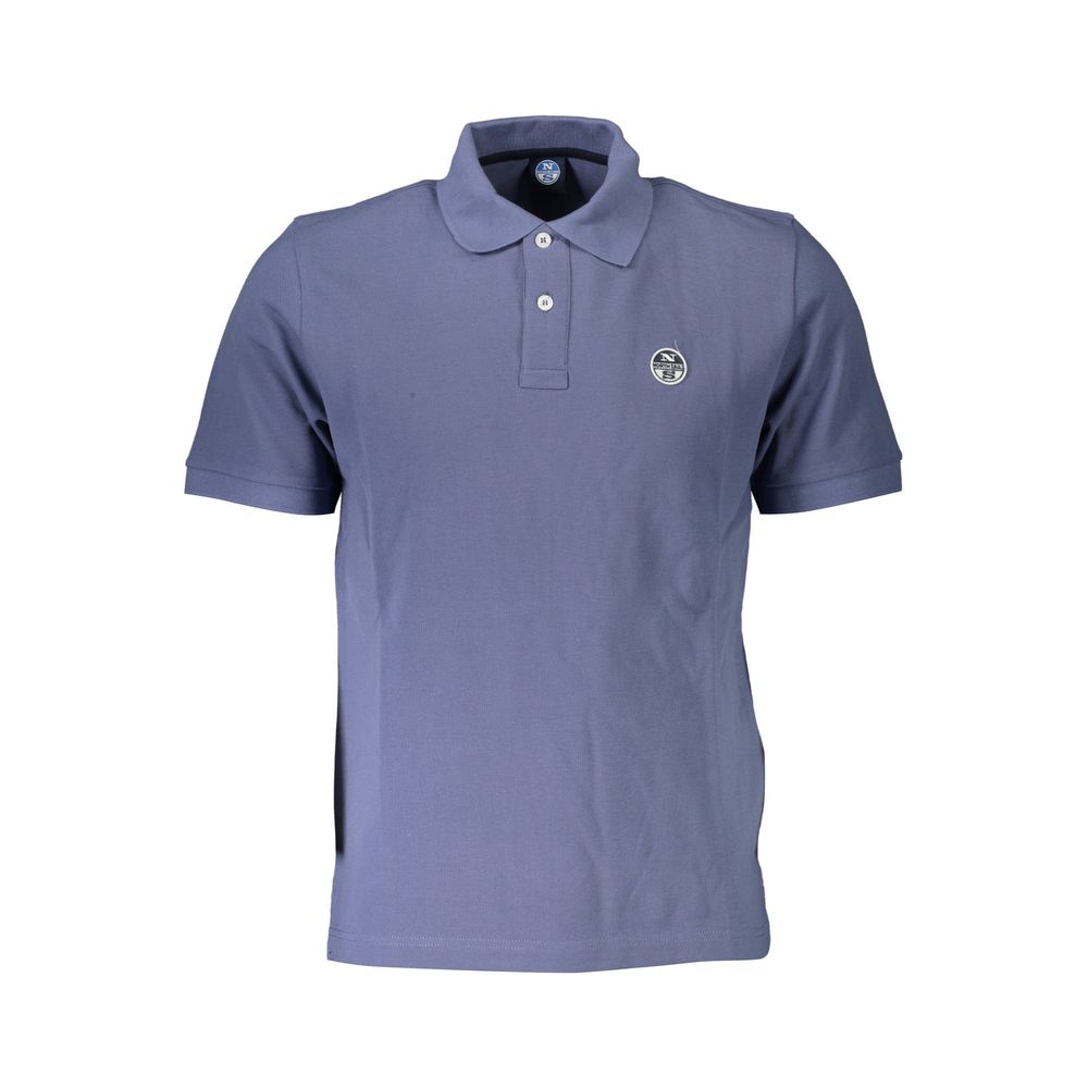 North Sails - Blu Cotton Mens Polo Shirt