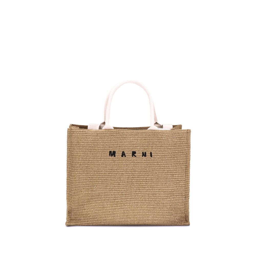 Marni - Beige Polyamide Shoulder Bag