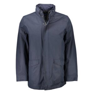 Blue Polyester Jacket