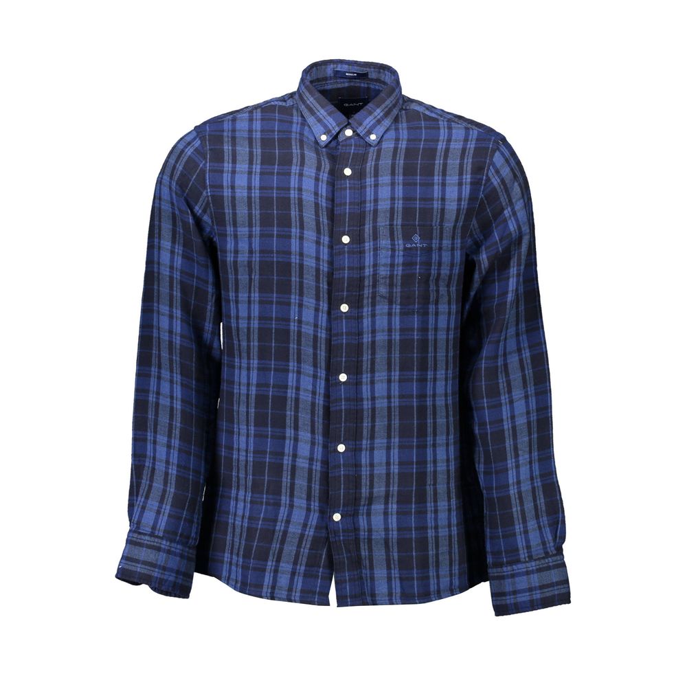 Gant - Blu Cotton Men Shirt